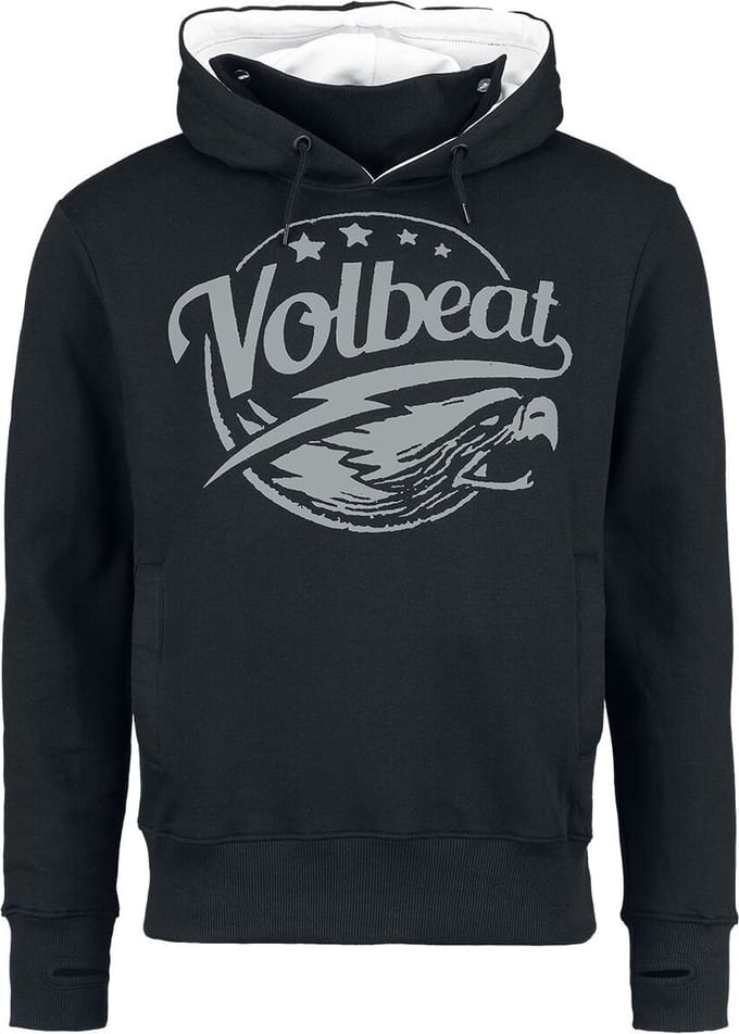Volbeat Eagle Heren Trui met capuchon - zwart - S
