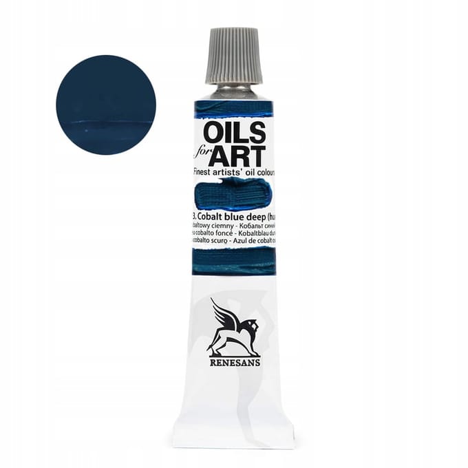 Olieverf Olej voor Kunst 20ml - 33 Kobalt Blauw Donker