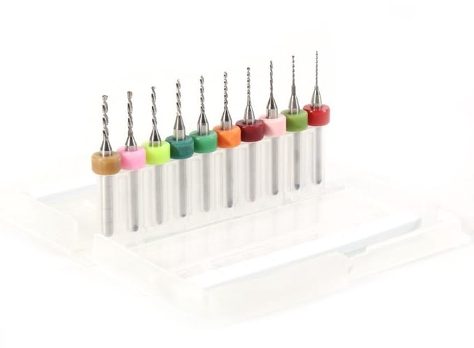 Tungsten Carbide PCB Microbits 0.6mm tot 1.5mm, Precisie Frezen voor Elektronica (10 stuks)