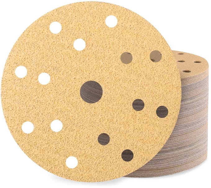 Omgoods - 70 Stuks Schuurpapier Schijven 150mm met Diverse Korrelgroottes