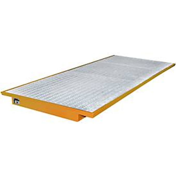 Hangende opvangbakken voor stelling type EHW 3300, oranje RAL2000