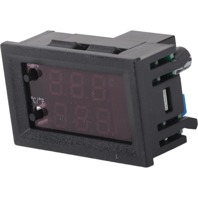 Digitale Weergave Microcomputer Thermostaat Temperatuurregelaar Schakelaar met Sensor DC12V