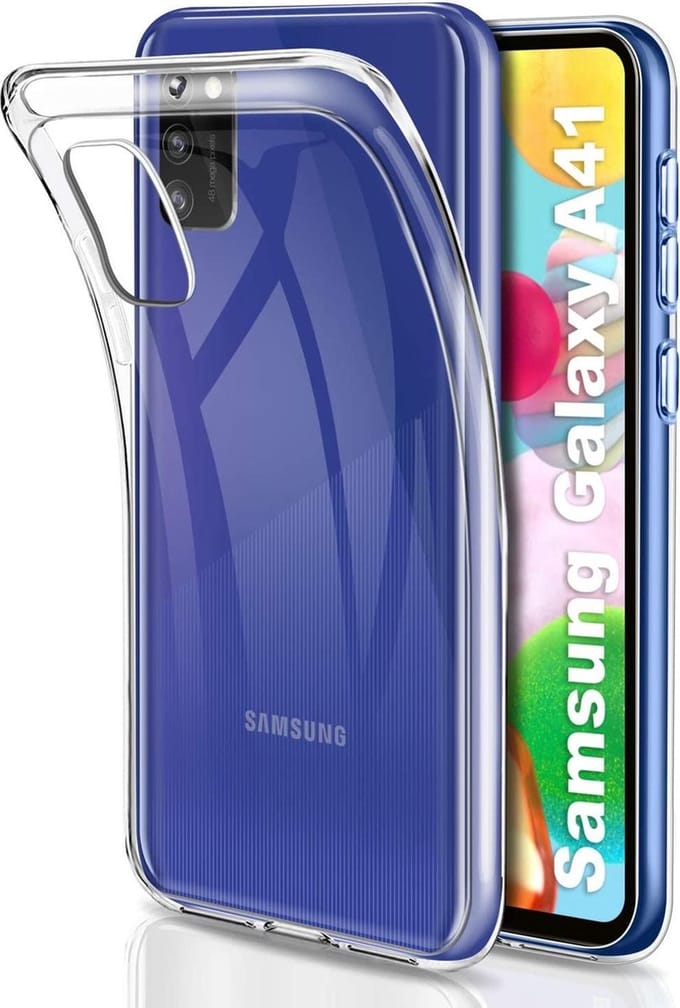 HB Hoesje Geschikt voor Samsung Galaxy A41 - Transparant - Siliconen Back Cover