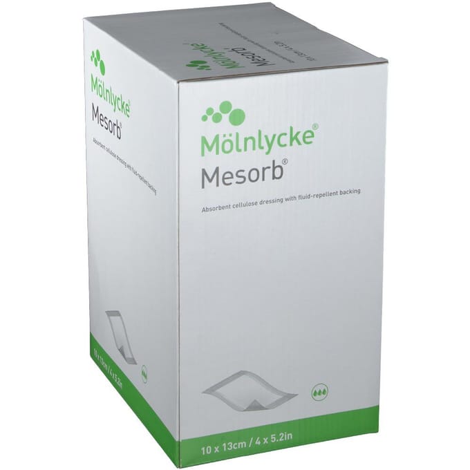 Mesorb Steriel Kompress 10 x 13cm 50 Compressen