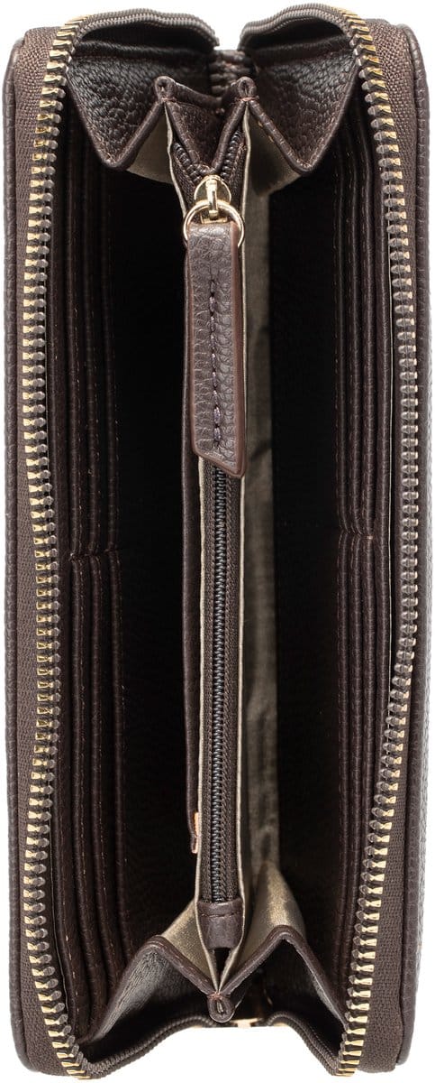 JOOP! portemonnee Salve Melete Purse Darkbrown donkerbruin