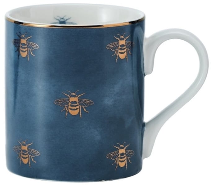 Mok, Beker, 0.28 L, Bijen, Blauw, Porselein - Mikasa