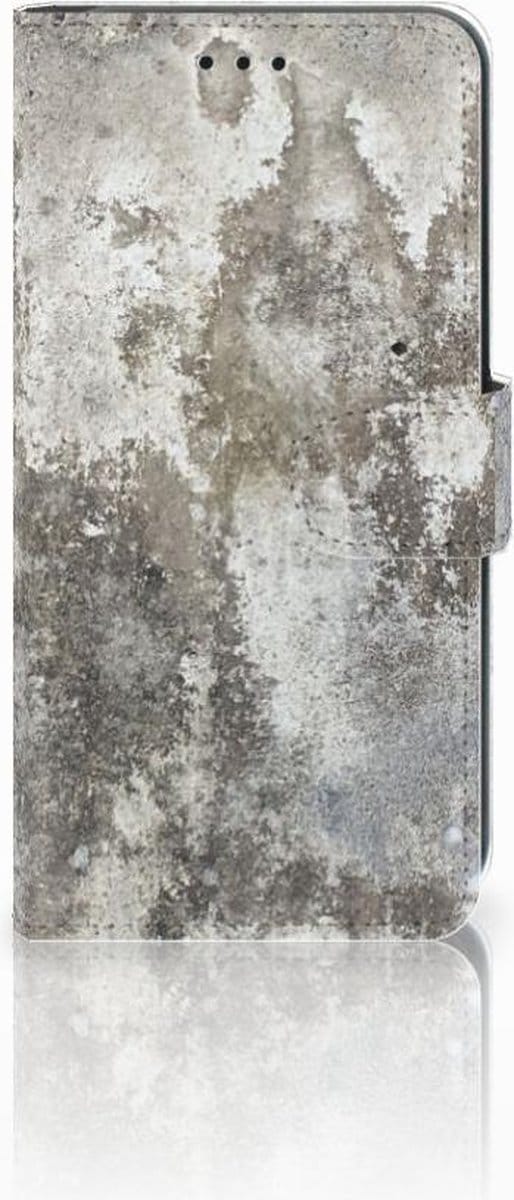 Xiaomi Mi A2 Lite Bookcase Beton Print
