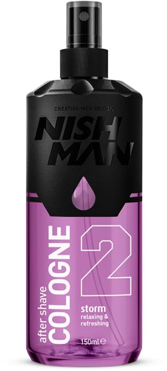Nishman After Shave Cologne 02 Storm 150 ml, vanille, sandelhout, patchouli