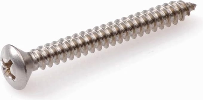 Hoenderdaal zelftappende plaatschroeven RVS A2 PH-2 lenskop 4,2 x 32 mm 200 stuks