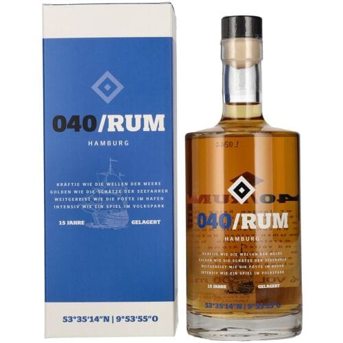 HSV 040 Hamburg Rum 40% Vol. 0,5l in geschenkverpakking