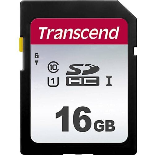 Transcend Premium 300S SDHC-kaart 16 GB Class 10, UHS-I, UHS-Class 1