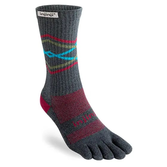 INJINJI | Trail Midweight Crew Peak (Maat - M) | Teensokken