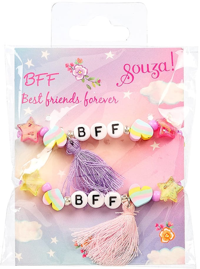 Souza Giftpack BFF, 2 armbanden (2 stuks/kaartje, 1 kaartje).