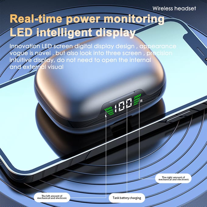clip-on oor JR03 echte koperen ring laag energieverbruik en niet-sensorisch dragen BT-headset