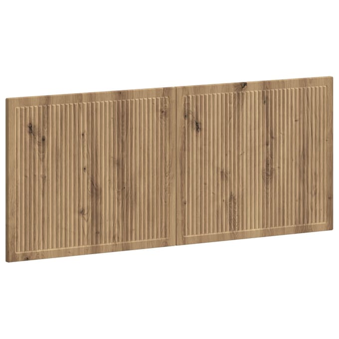 vidaXL - Wandgemonteerd - Hoofdbord - EDE - Artisanaal - eiken - Bewerkt - hout
