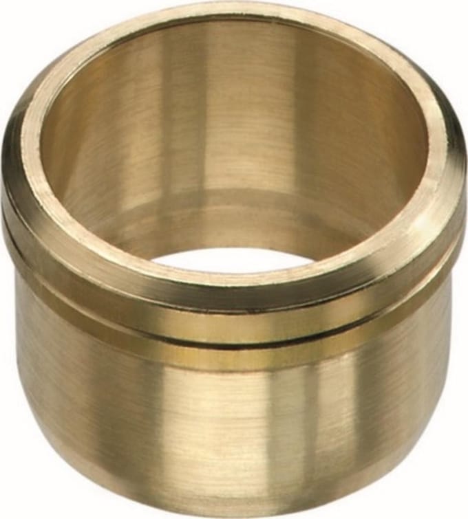 GOK Snijring Conisch Messing 10mm 4st.