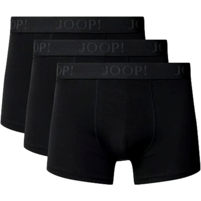 Boxershort met elastische band met label in een set van 3 stuks