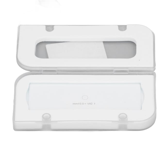 0,01 mm Podiummicrometer Microscoopcamera Kalibratieschuif Optisch Glas voor Microscoop white