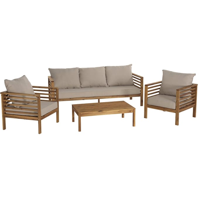 Loungeset Loetje acaciahout | Macabane
