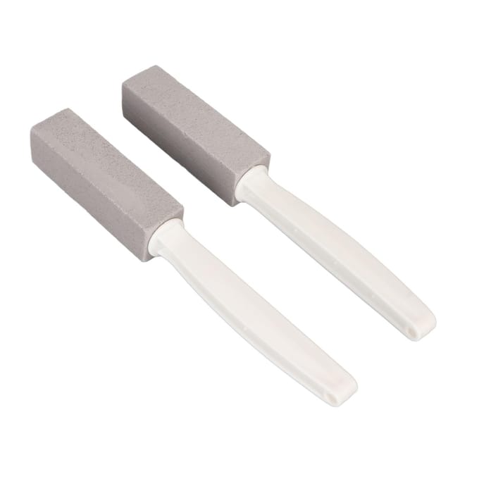 4 stuks Puimsteen Toiletpot Reiniger Multifunctionele Puimsteen Reinigingsborstel met Lange Steel voor white