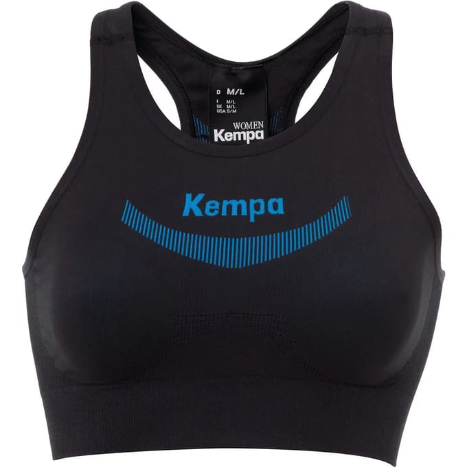 Kempa Attitude Pro Top Dames - zwart/blauw - maat M/L