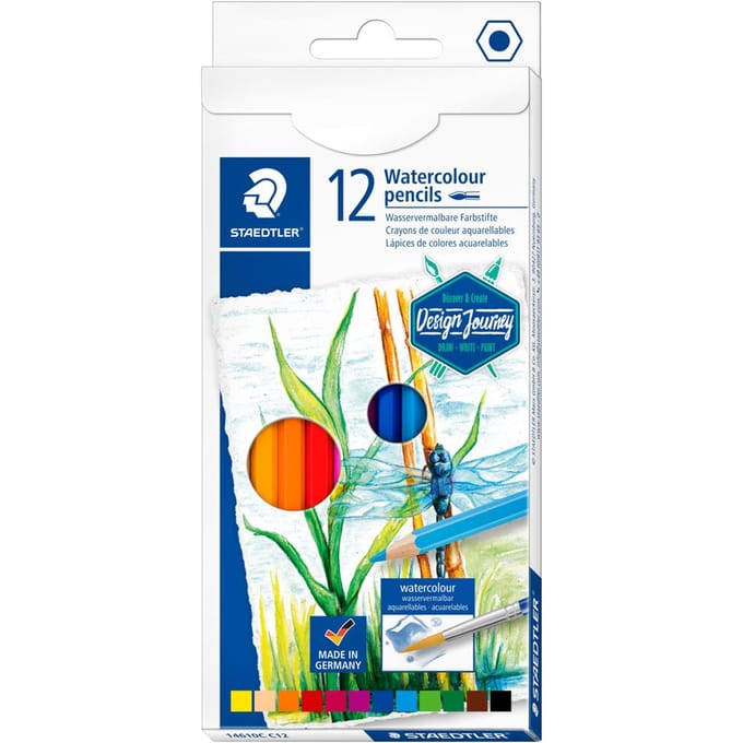 Staedtler Coloured pencil aqu 12pcs 100% PEFC