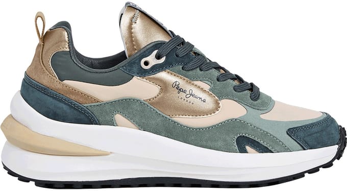 Pepe Jeans Winslow Fun Schoenen Beige,Groen EU 41 Vrouw