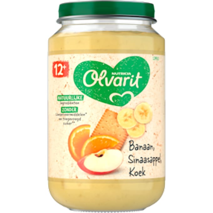 12+mnd Banaan Sinaasappel Koek