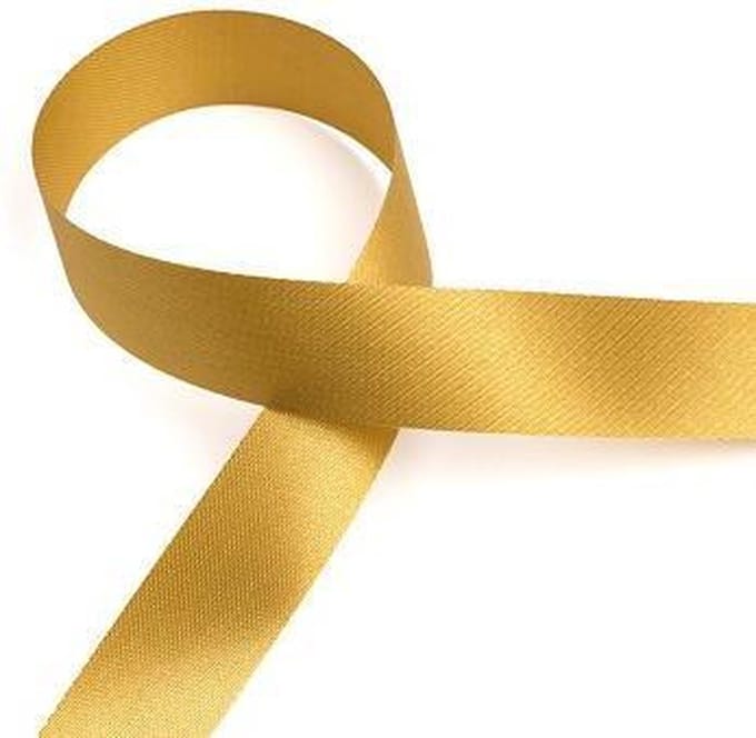 Cadeaulint GOUD, 25 mm x 100 meter