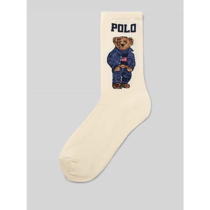 sokken met polo bear stitching