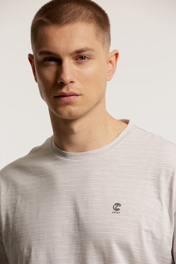 Chief Heren T-shirt Gray - Maat S