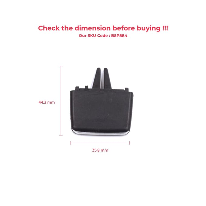 BSP884 Airconditioning Ventilatierooster Paneel Knop voor BMW 3 Serie E90 E91 E92 E93 64229130458