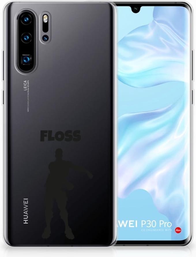 Huawei P30 Pro Telefoonhoesje met Naam Floss