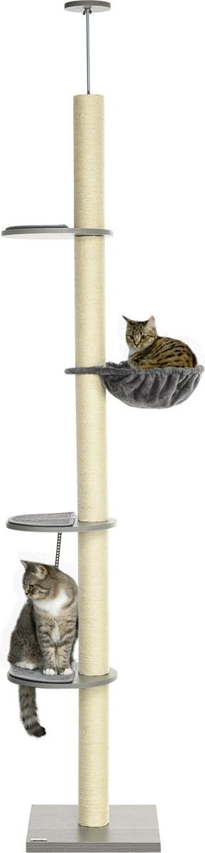 PawHut Deckenhoherkratzbaum mit Hängematte D30-660V00