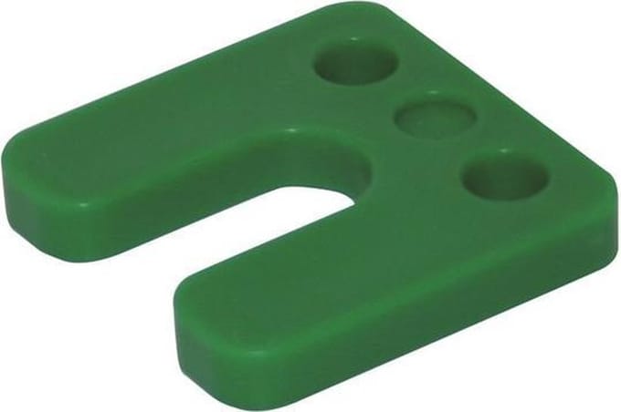 GB® Drukplaat met sleuf 310mm Groen VE=144 - 34750