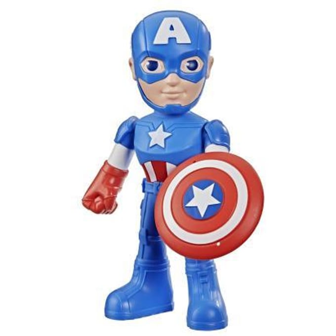 Hasbro Spidey and his amazing friends Supersized Captain America SR Actiefiguren en superhelden