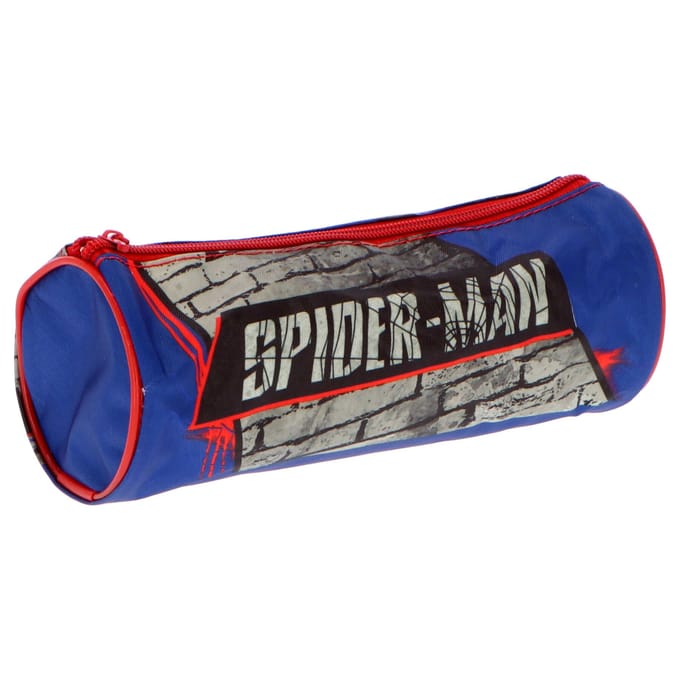 Spiderman Etui - Pennenetui voor Kind - Rond - Blauw - Pennenzak