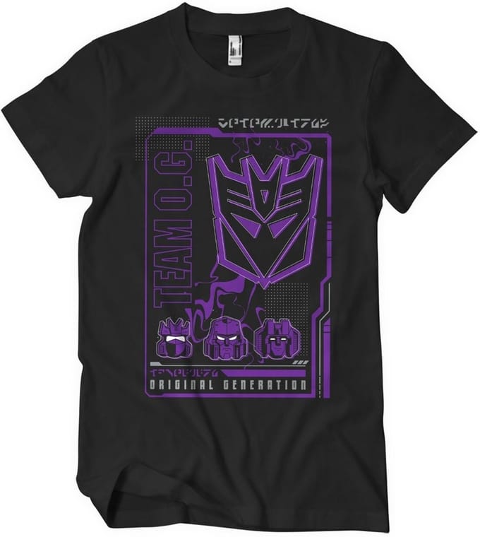 Transformers Decepticon Original Generation -T-shirt Zwart