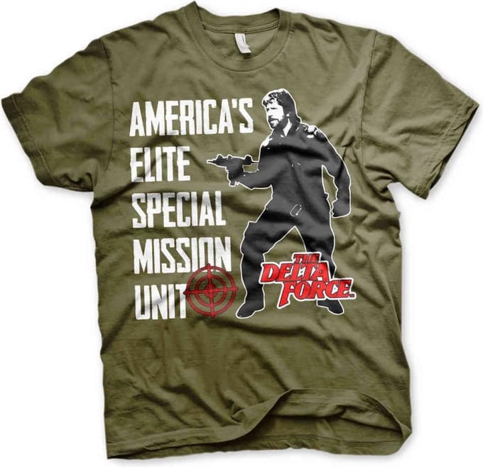 The Delta Force Heren Tshirt -S- America's Elite Special Mission Unit Groen