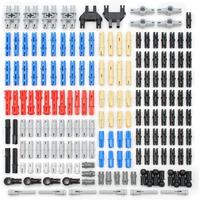 MOC Bouwstenen Technische Componenten Pin Hefarm Studless Balk As Stekker Connector Paneel Tandwiel Compatibel Intellectueel Speelgoed