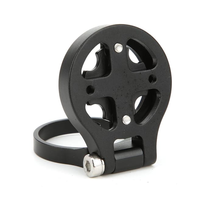 Support d'extension de compteur kilométrique de vélo en alliage d'aluminium, support réglable pour ordinateur de vélo, accessoire noir