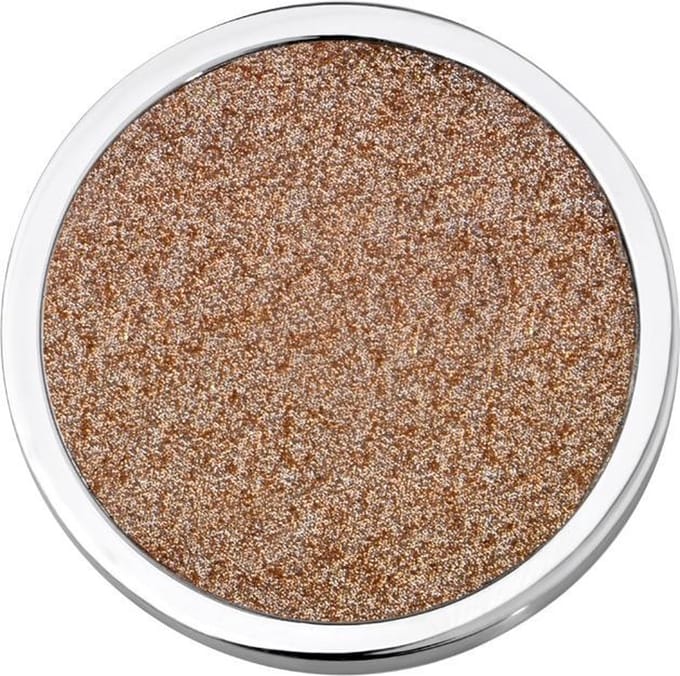 Quiges - Munthouder Munt 33mm RVS Glitters Lichtbruin - EPR083