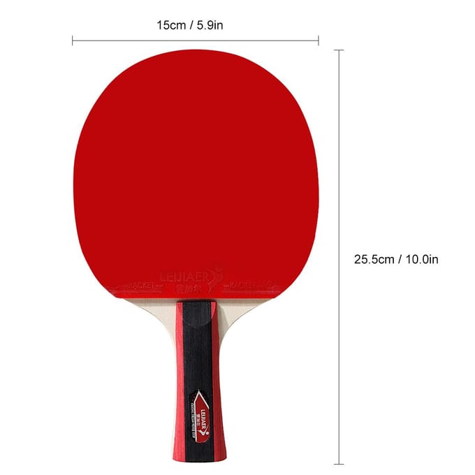 Set van tennisrackets voor 2 spelers Set van 2 tennisrackets Long Handle red