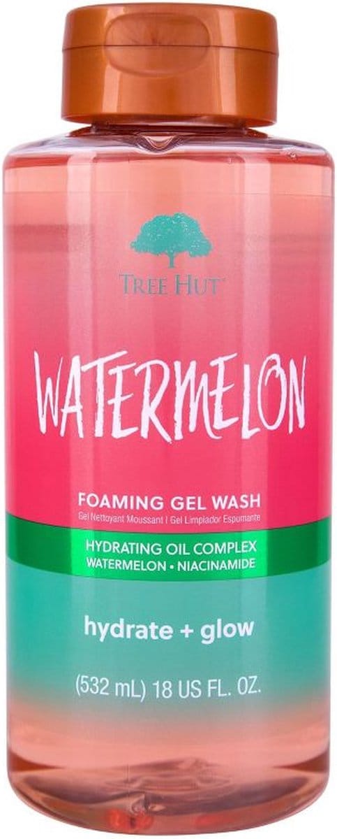 Tree Hut Watermelon Foaming Gel Body Wash - Douchegel - Badschuim - 532ml