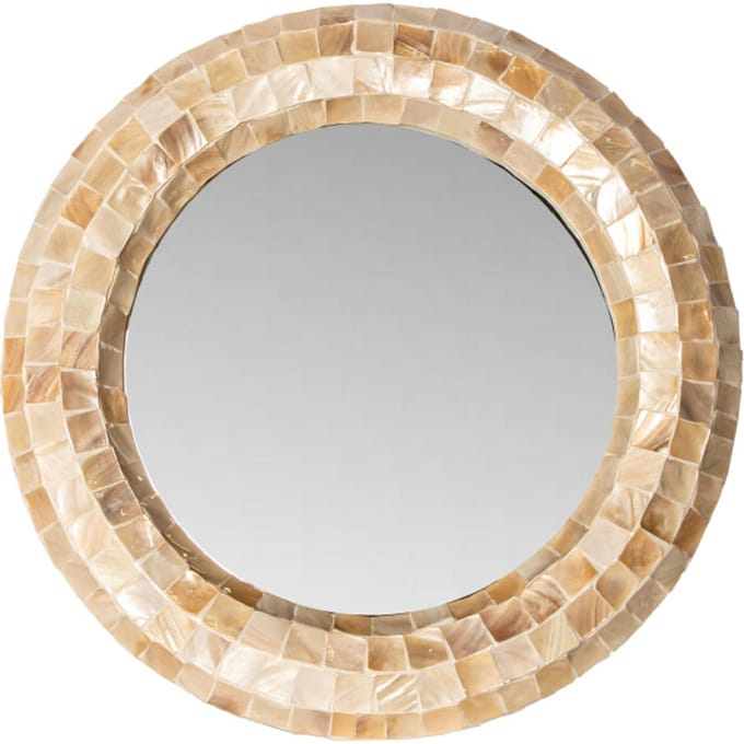 PTMD - Spiegel Chelsae - Beige - 62x6x62cm