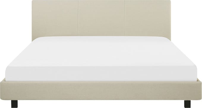 ALBI - Tweepersoonsbed - Beige - 180 x 200 cm - Polyester