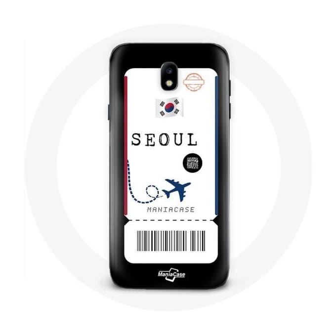 Samsung Galaxy J3 2017 hoesje Vliegticket Seoul Zuid-Korea