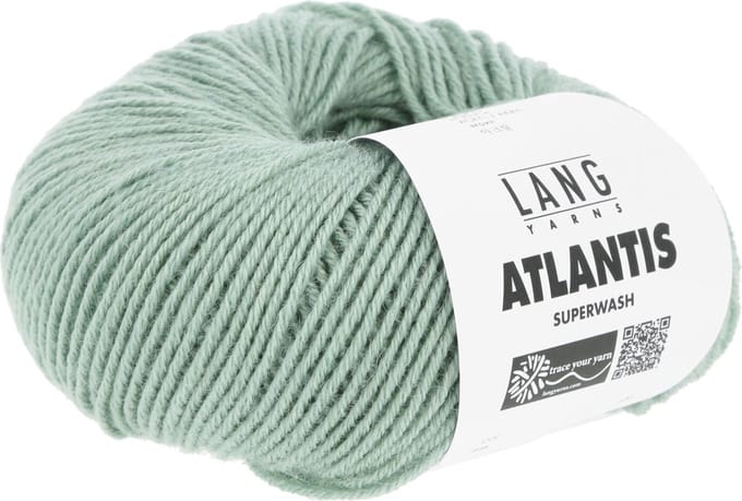 Lang Yarns Atlantis - 92 mintgroen - Wol/Acryl-Mix Garen