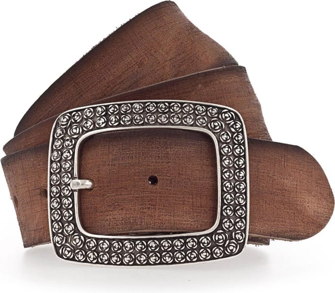 Vanzetti Leren riem 40mm Women´s Belt W100 Mid Brown bruine