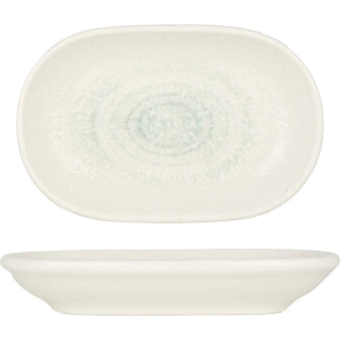 ID Fine Serveerschaal - Glacier - Porselein - 14 cm - set van 2